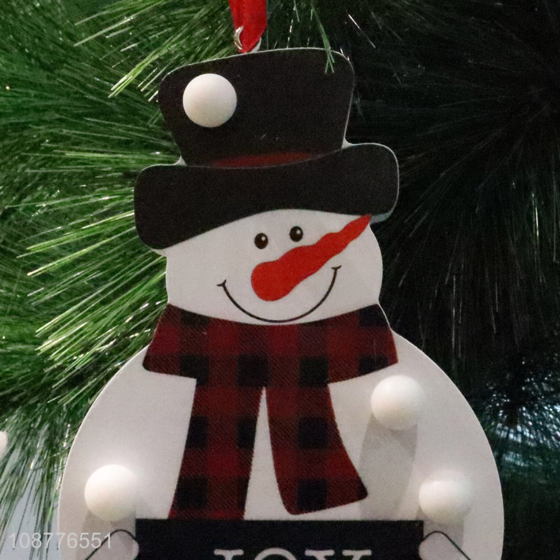 Hot sale snowman shaped christmas hanging ornaments