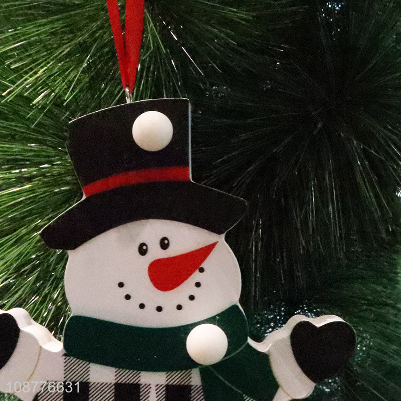 Good sale snowman shaped christmas hanging ornaments