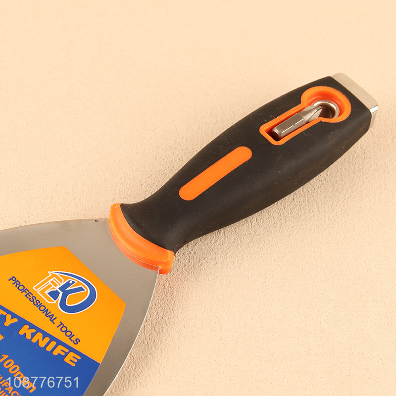 Wholesale carbon steel putty knife with screwdriver bit