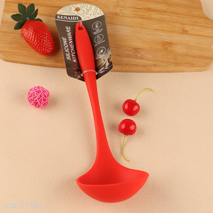 Good quality silicone soup ladle cooking ladle