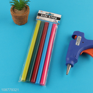 China imports 5 pieces colorful hot melt glue sticks