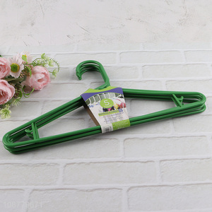 New arrival 5pcs plastic clothes hanger set