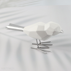 Yiwu factory birds shaped tabletop ornaments for decoration