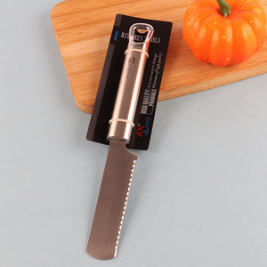 Hot selling stainless steel cake bread knife cutter wholesale