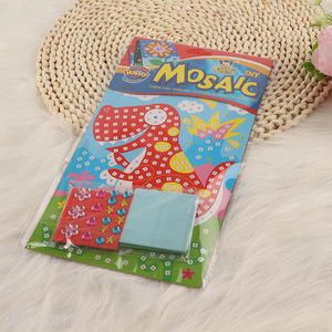 Factory Supply DIY Mosaic Sticker Art Kit for Kids Toddlers