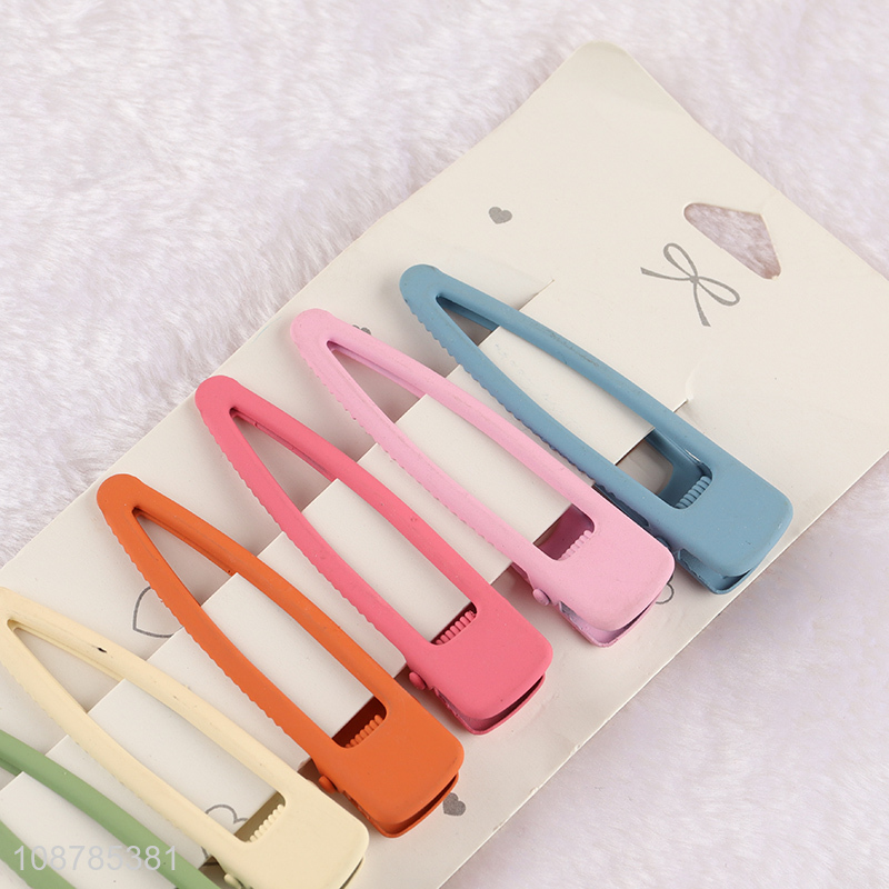 Hot items candy color hollow hairpin set