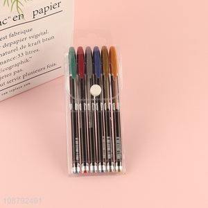 Latest products 6colors painting watercolors pen