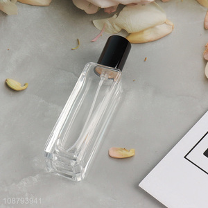 Top sale square mini glass perfume bottle