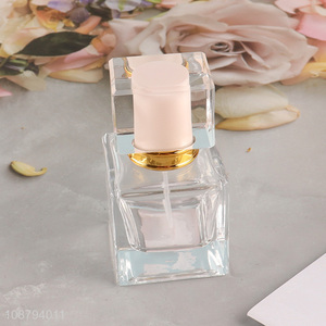 New design square glass perfume bottle