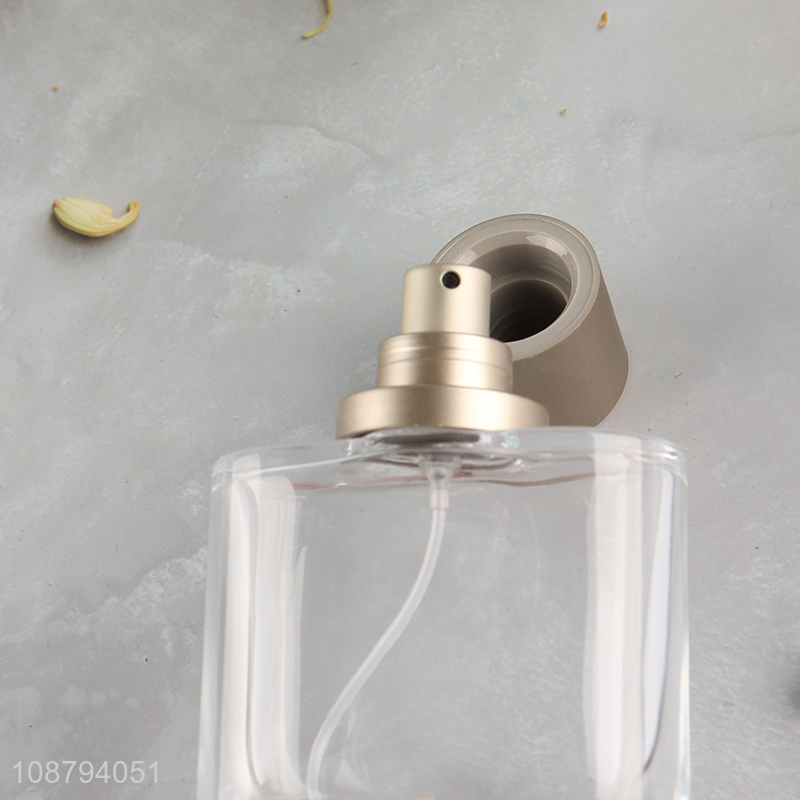 New product clear unbreakable glass perfume bottle