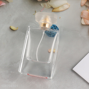 Best sale double wall glass perfume bottle