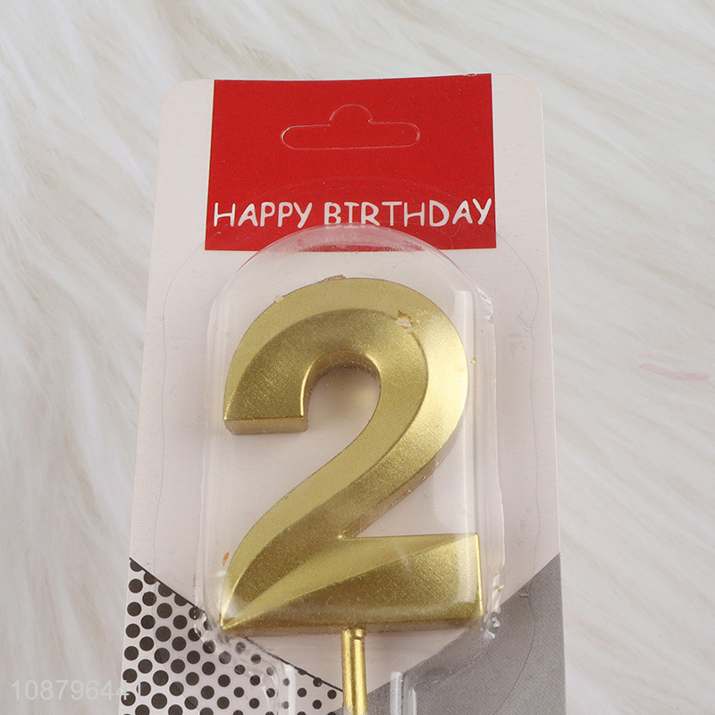 New product number birthday candle for cake topper