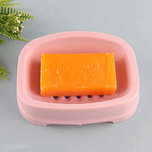 Online wholesale self-draining bar soap holder soap tray