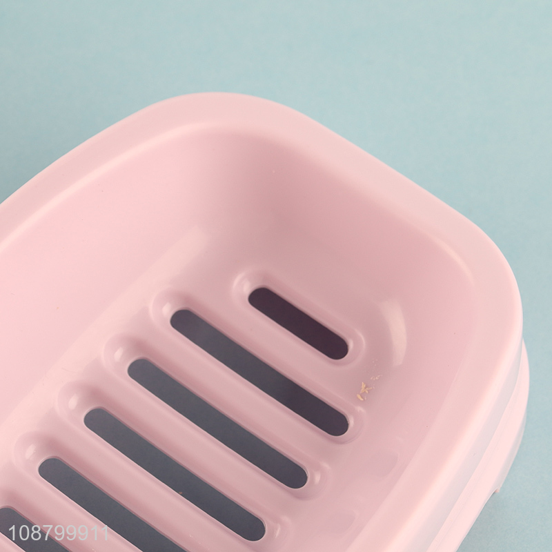 Online wholesale self-draining bar soap holder soap tray