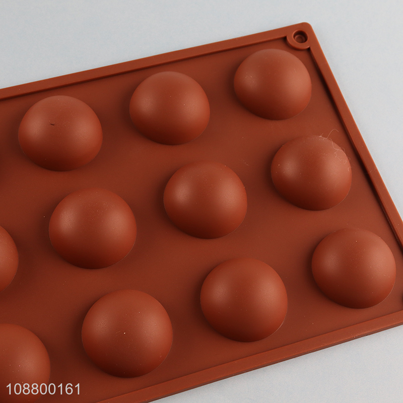 High quality semi-sphere silicone candy chocolate molds