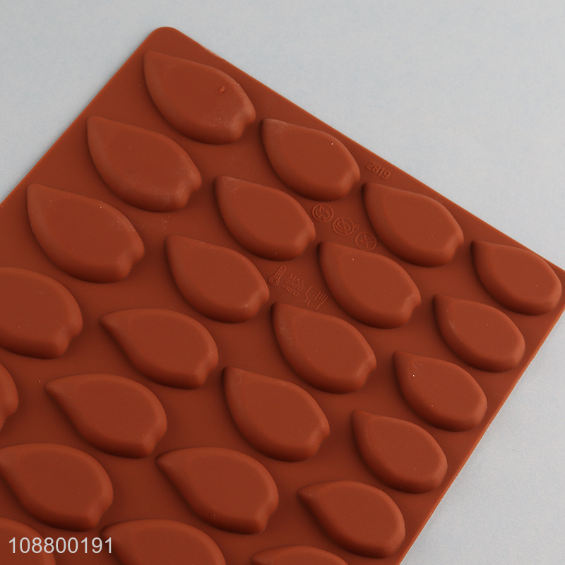 New arrival leaf shaped silicone candy chocolate molds