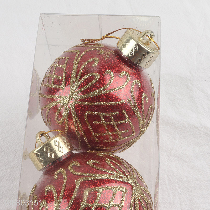 China supplier xmas tree decoration 3pcs christmas ball