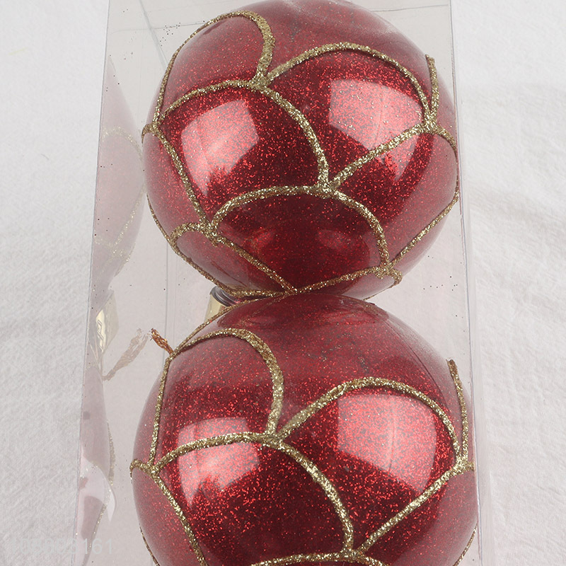 New product 3pcs round christmas ball for christmas tree
