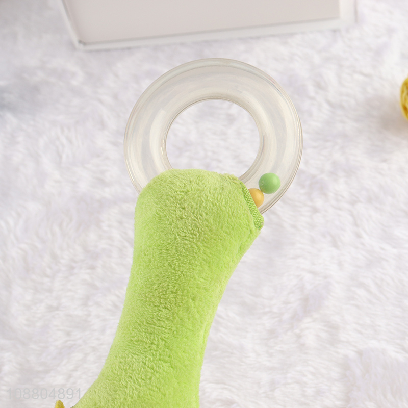 New product baby rattles soft stuffed plush hand rattle shaker