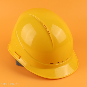 New arrival yellow yellow safety helmet for head protection