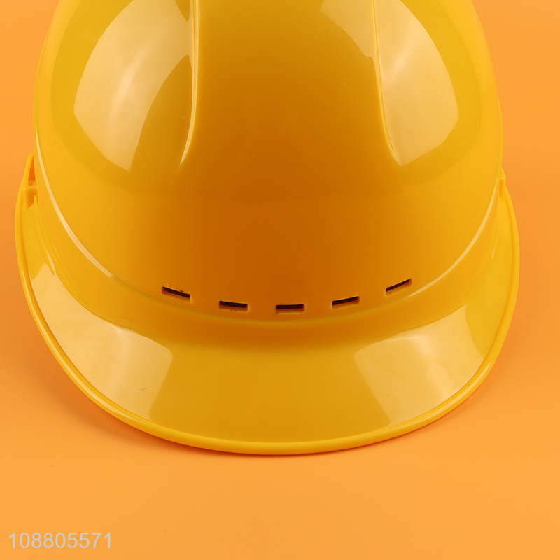 New arrival yellow yellow safety helmet for head protection