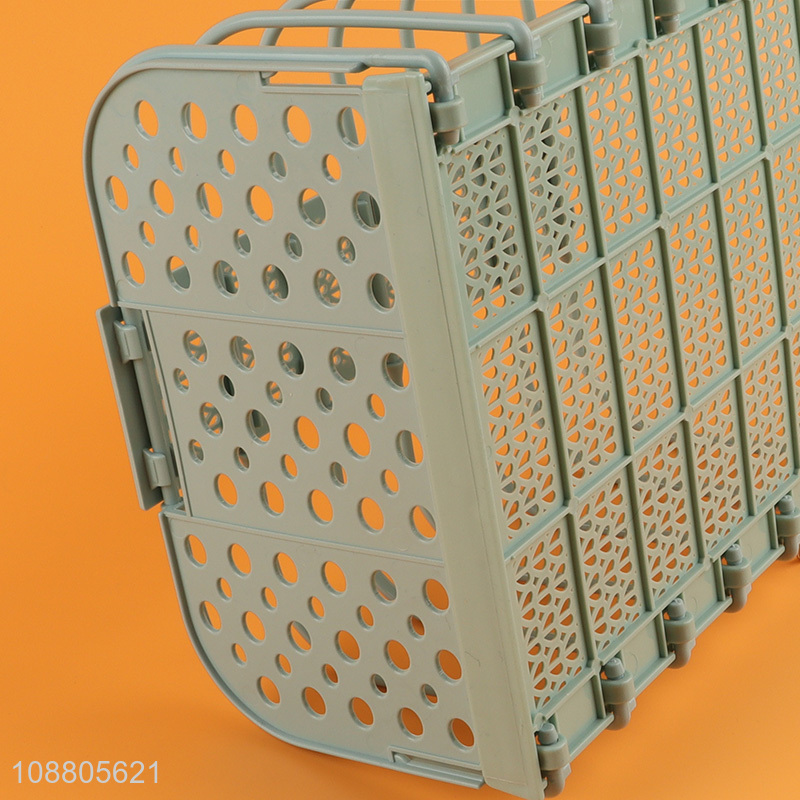 Popular products folding plastic laundry storage basket