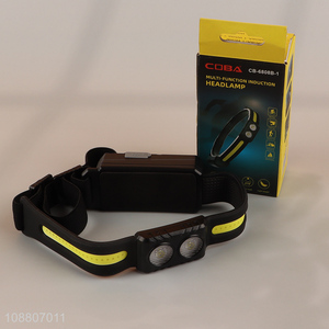 Hot items COB multi-function induction headlamp for outdoor