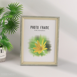 Factory Price 6*8Inch Picture Frame with Stand for Decoration