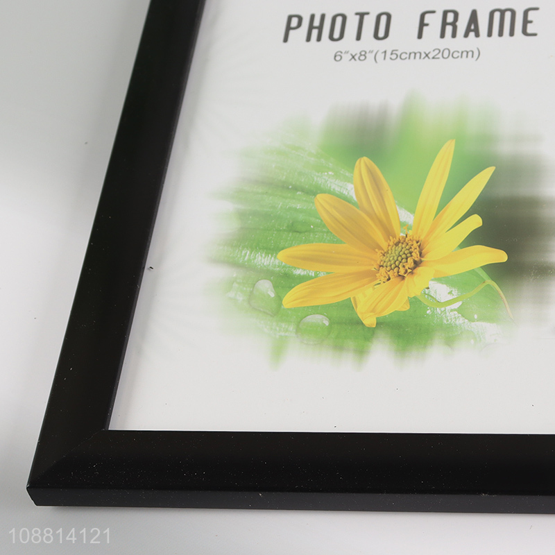 High Quality 6*8Inch Plastic Picture Frame for Desktop Display