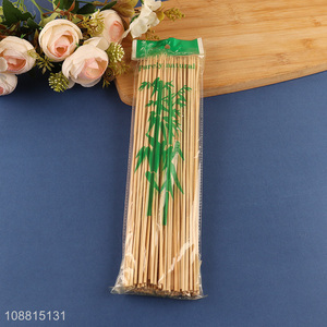 Wholesale 88-piece natural bamboo skewers sticks for grilling