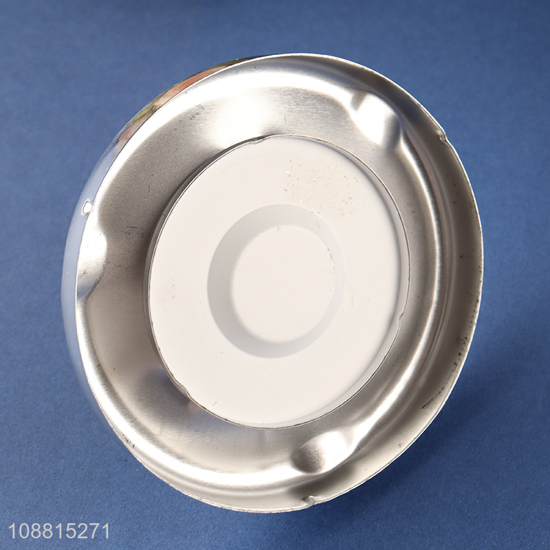 Wholesale round push down cigarette ashtray with spinning tray