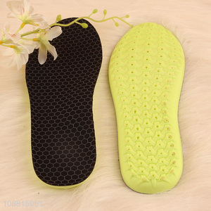 Best price pu massage comfortable shoes insoles for sale