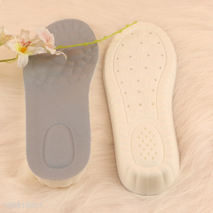 Top sale breathable soft pu massage shoes insoles wholesale