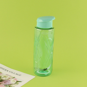 Hot selling colorful plastic water bottle with handle