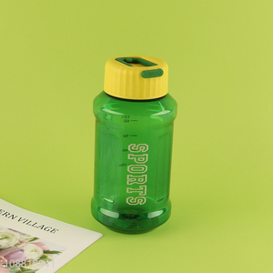 Good quality 650ml portable plastic water bottle with scale