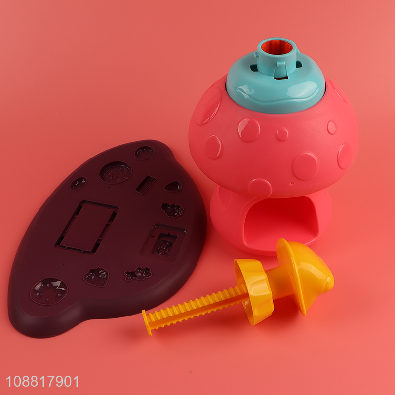 Latest products mushroom machine diy color mud toy set