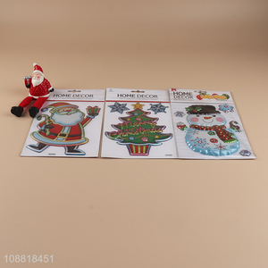 Top selling christmas decoration home decor sticker wholesale