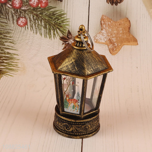 Wholesale vintage led Christmas lantern battery powered hanging candle lantern