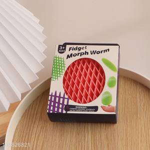 Good quality fidget worm toy fidget sensory squeeze stretchy toys