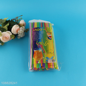 China factory colorful plastic drinking <em>straw</em> for juice
