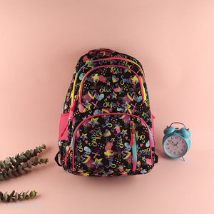 Factory price polyester waterproof school bag school backpack