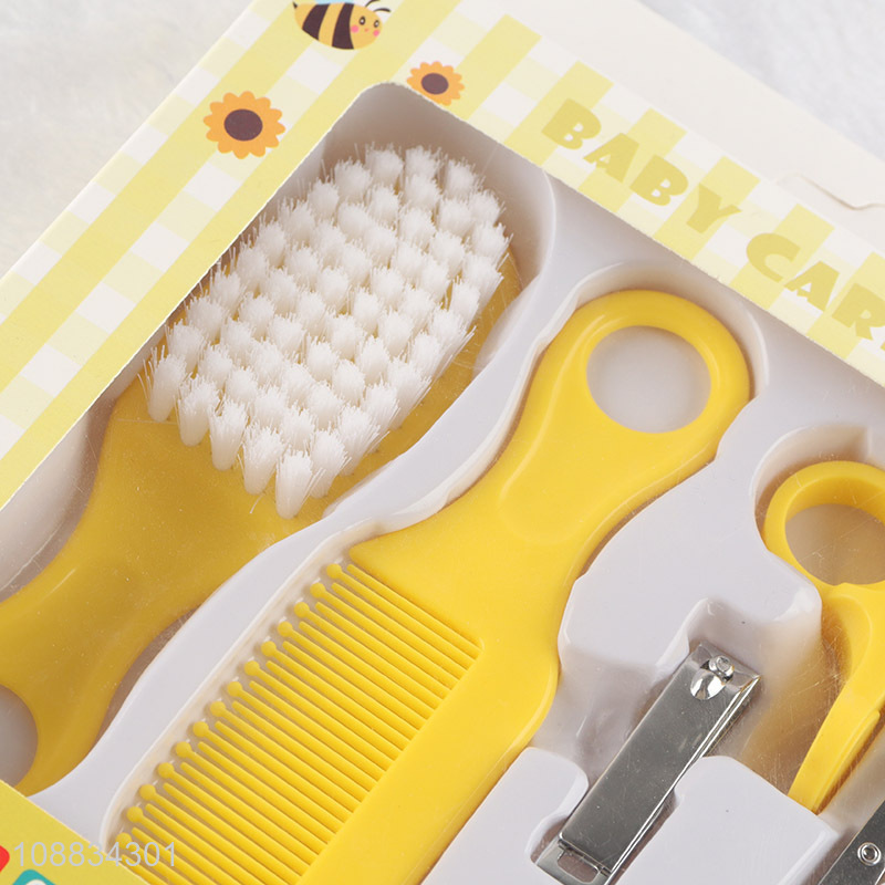 Best selling 6pcs baby care set baby safety comb gift box