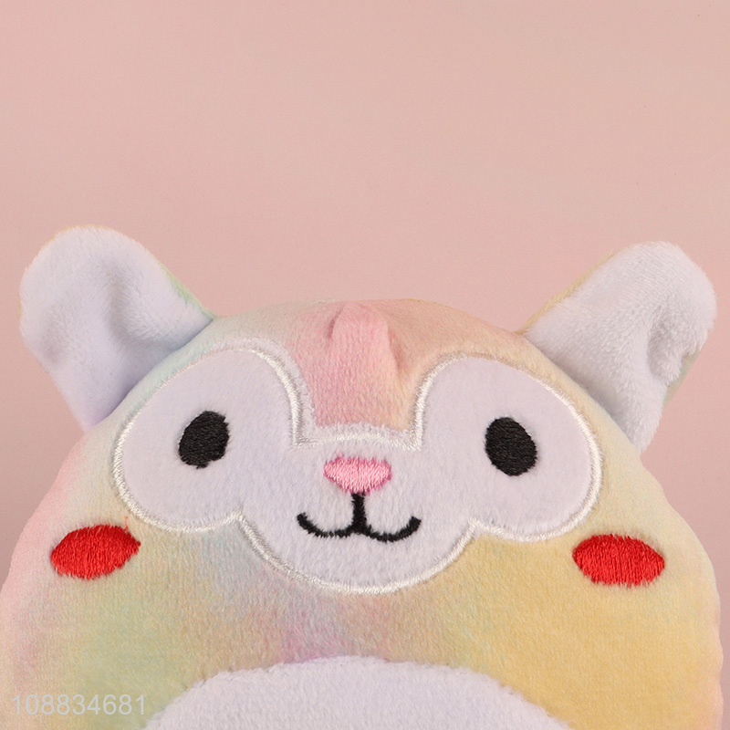 New product cute stuffed animal plush baby rattle shake toy