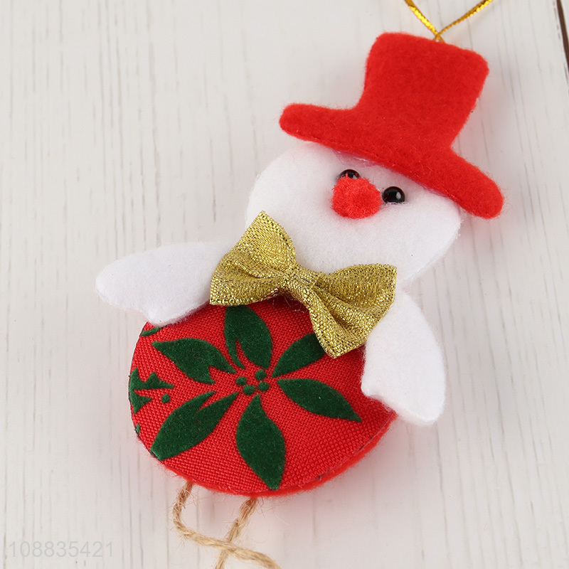 Top quality christmas hanging ornaments snowman ornaments for sale