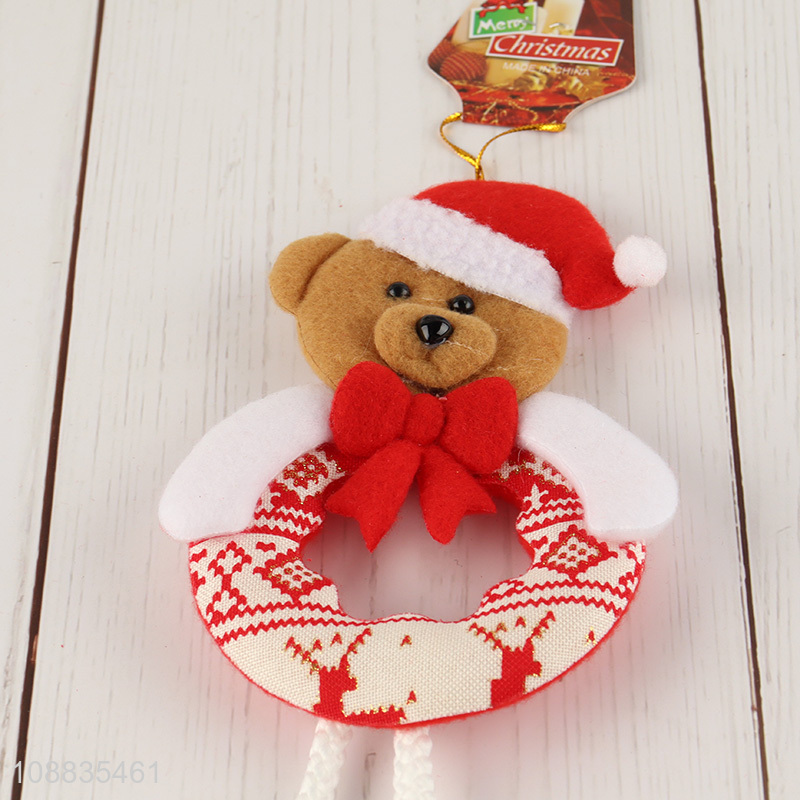 China products bear shaped christmas hanging ornaments for xmas tree