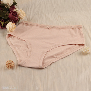 Good quality women's panties soft breathable stretch cotton briefs
