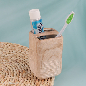 Wholesale 2 slots ceramic toothbrush holder organizer for bathroom