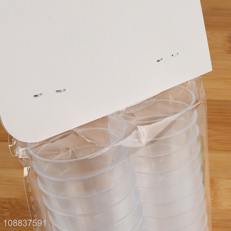 Wholesale 20pcs clear disposable plastic cups for parties picnic