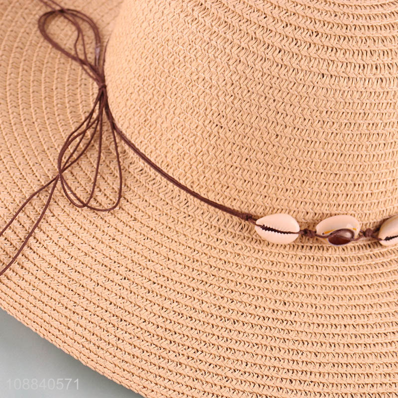 High quality summer beach straw hat sunhat for women