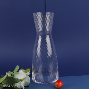 Hot items clear glass home bar wine decanter for sale